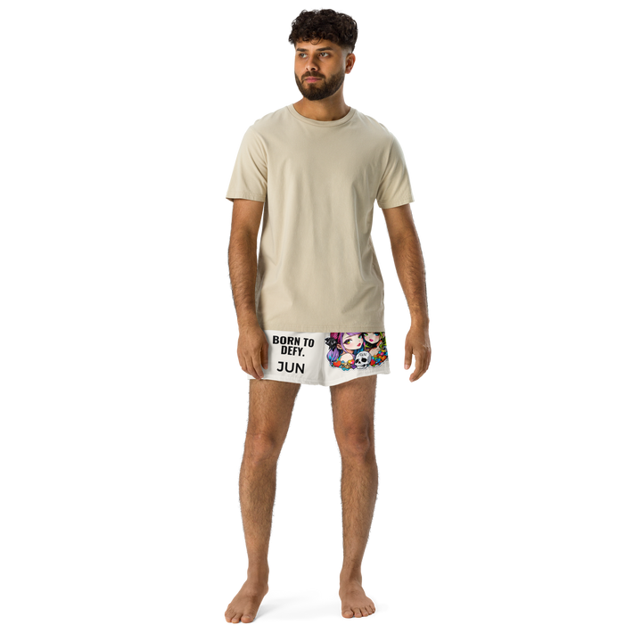 BORN TO DEFY 01 – JUN Unisex Art Shorts