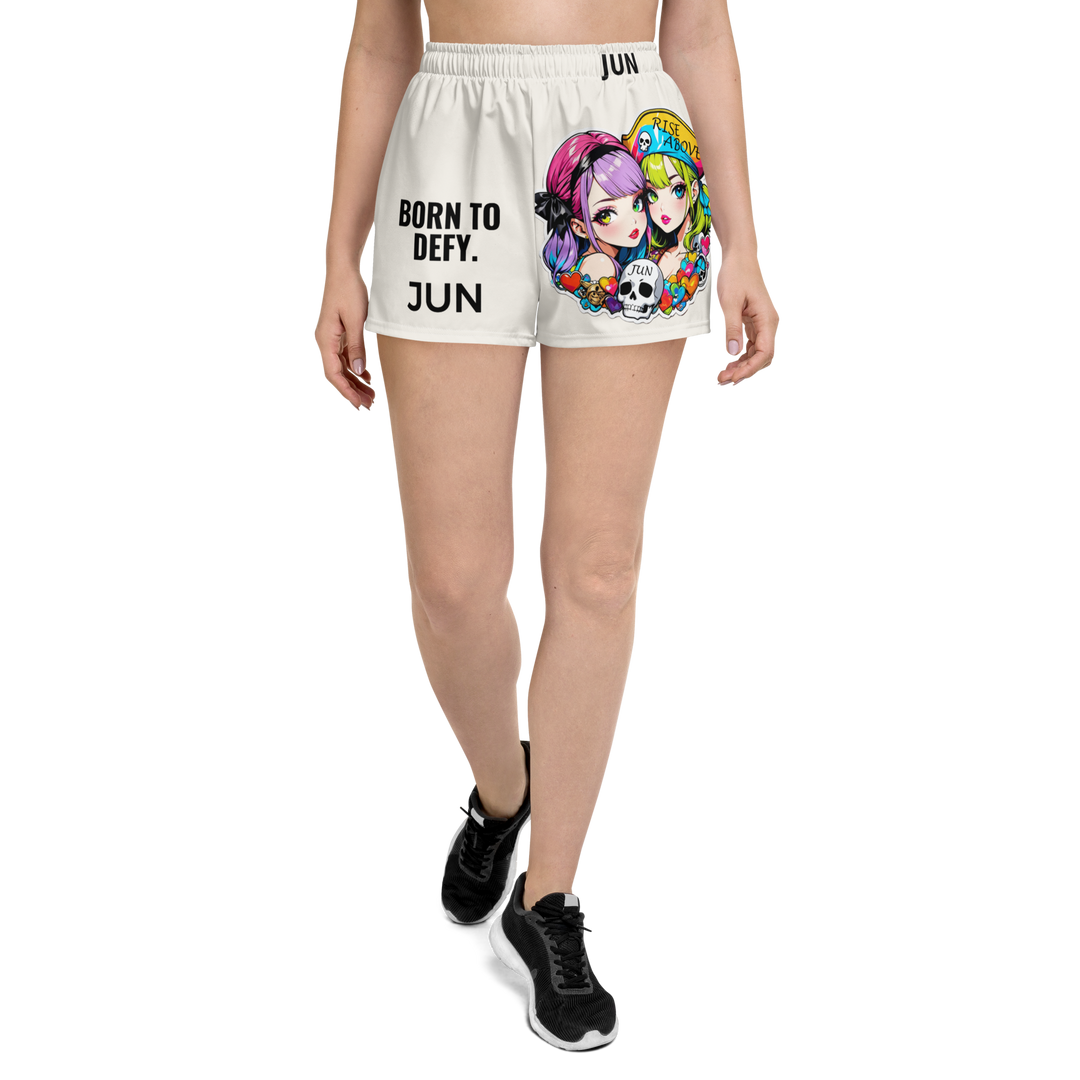 BORN TO DEFY 01 – JUN Unisex Art Shorts