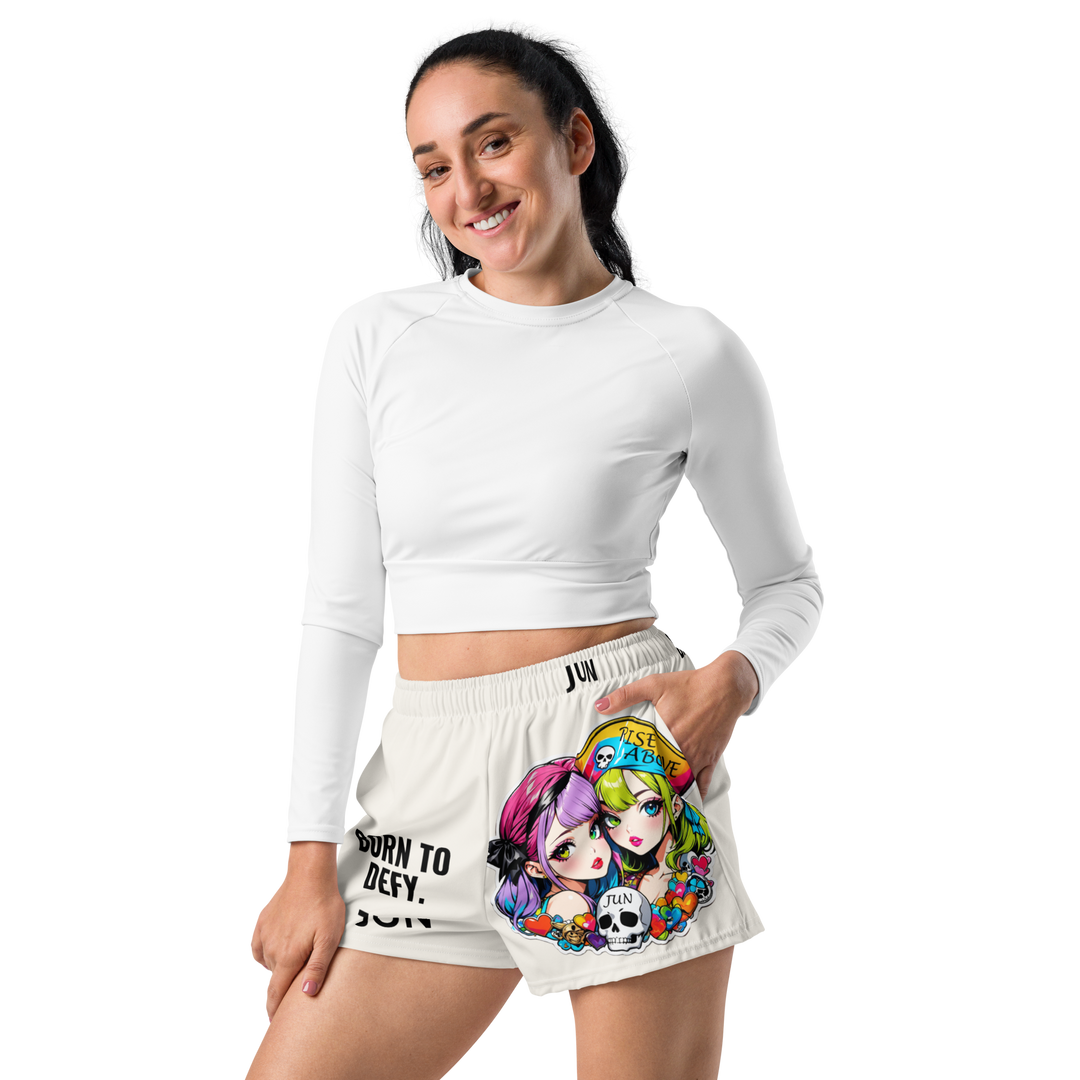 BORN TO DEFY 01 – JUN Unisex Art Shorts