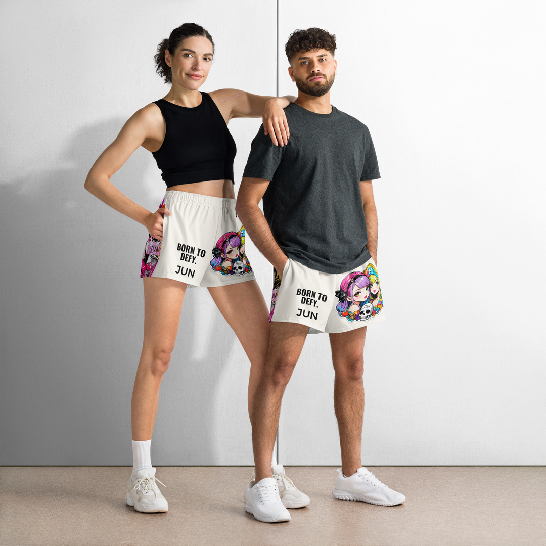 BORN TO DEFY 01 – JUN Unisex Art Shorts
