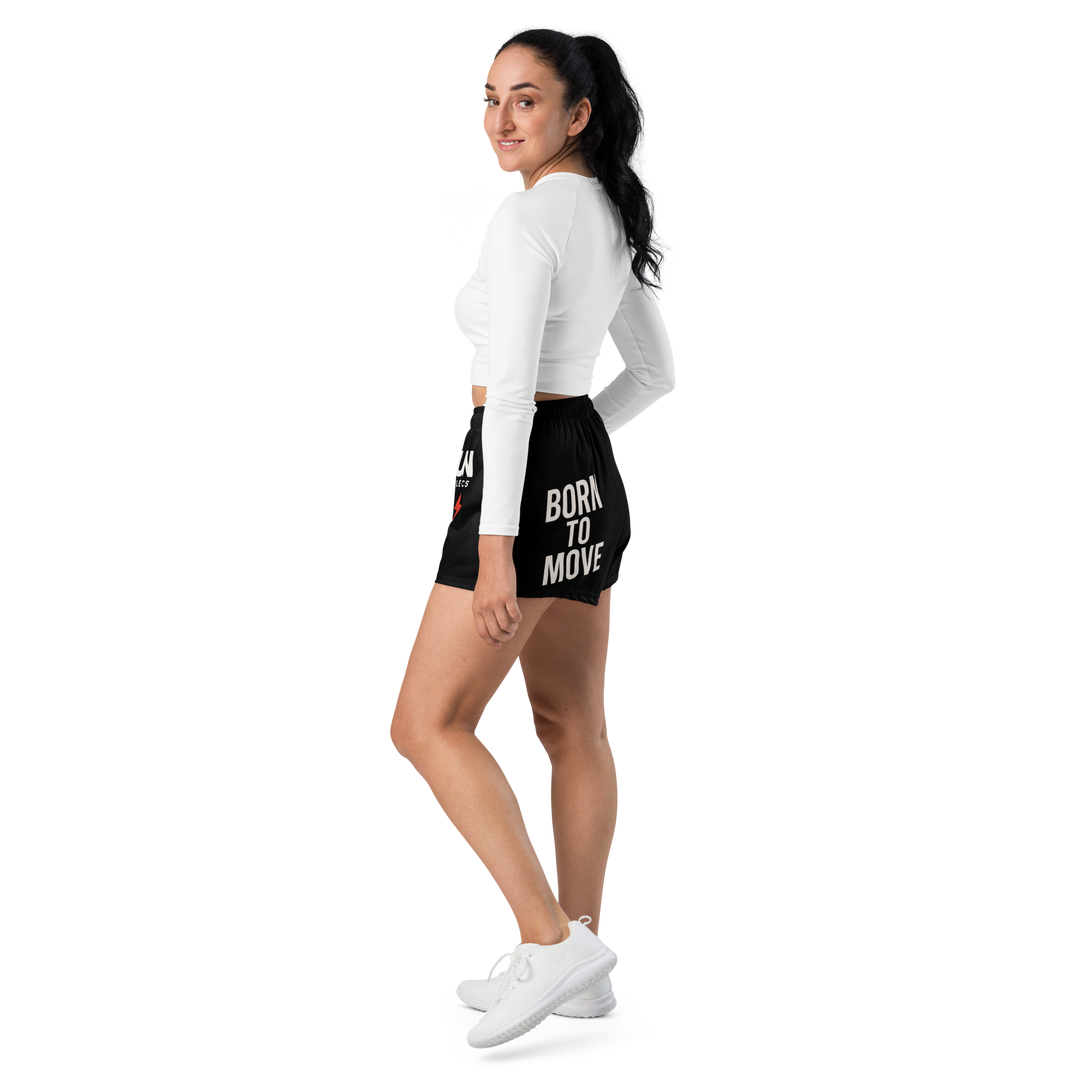 BORN TO MOVE 01 – JUN Unisex Athletic Shorts
