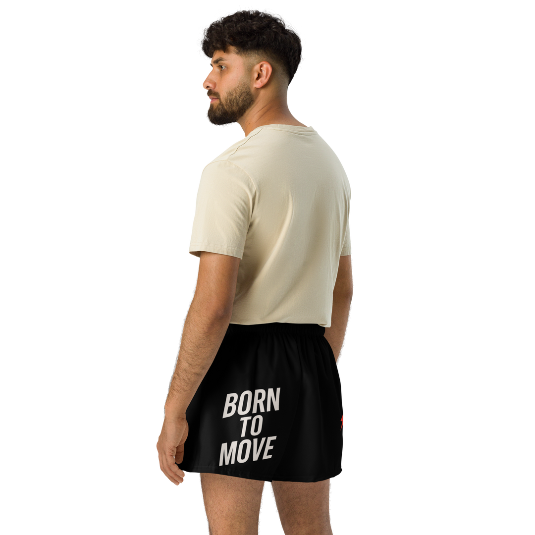 BORN TO MOVE 01 – JUN Unisex Athletic Shorts