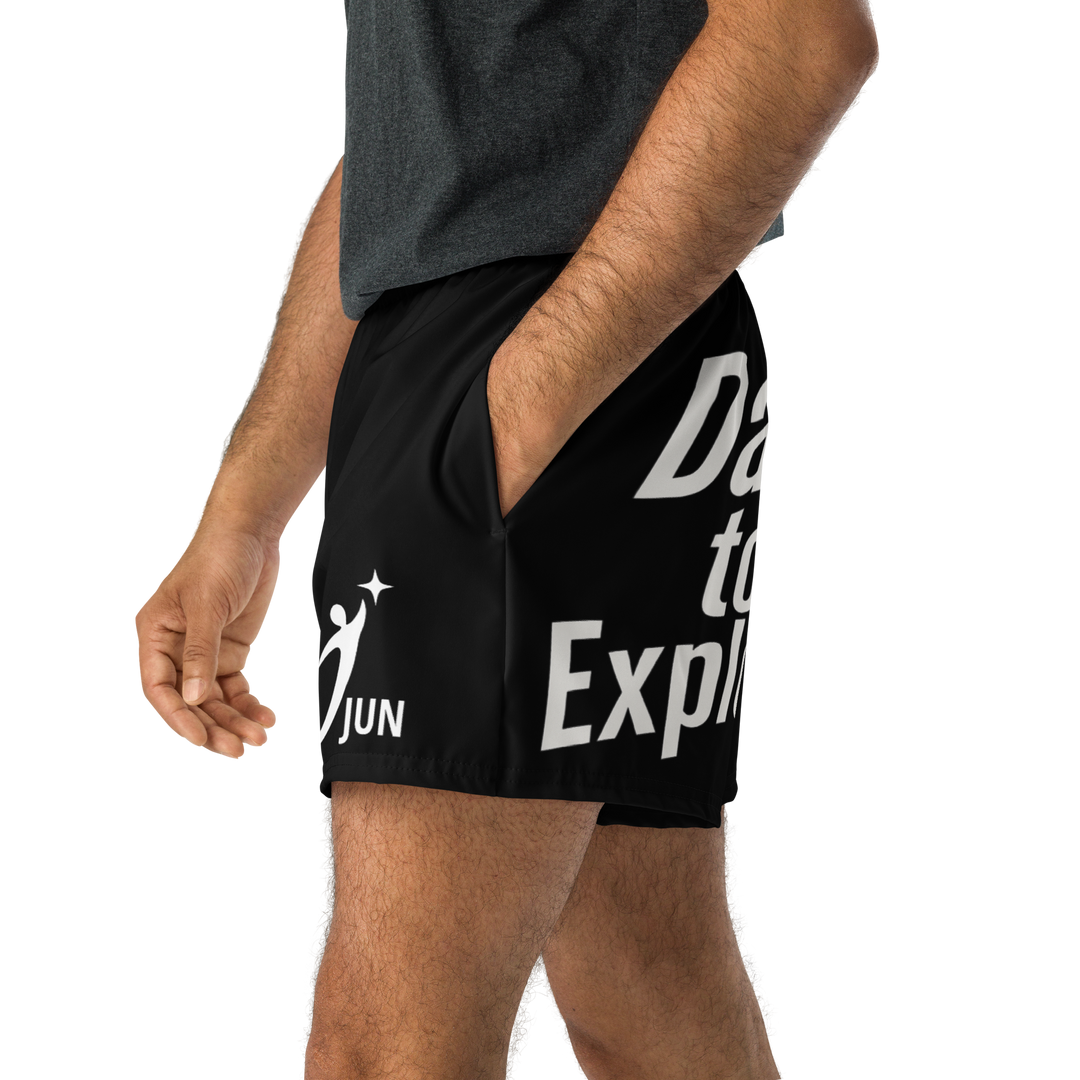 Dare to Explore 01 – JUN モノクロロゴ ブラックショーツ