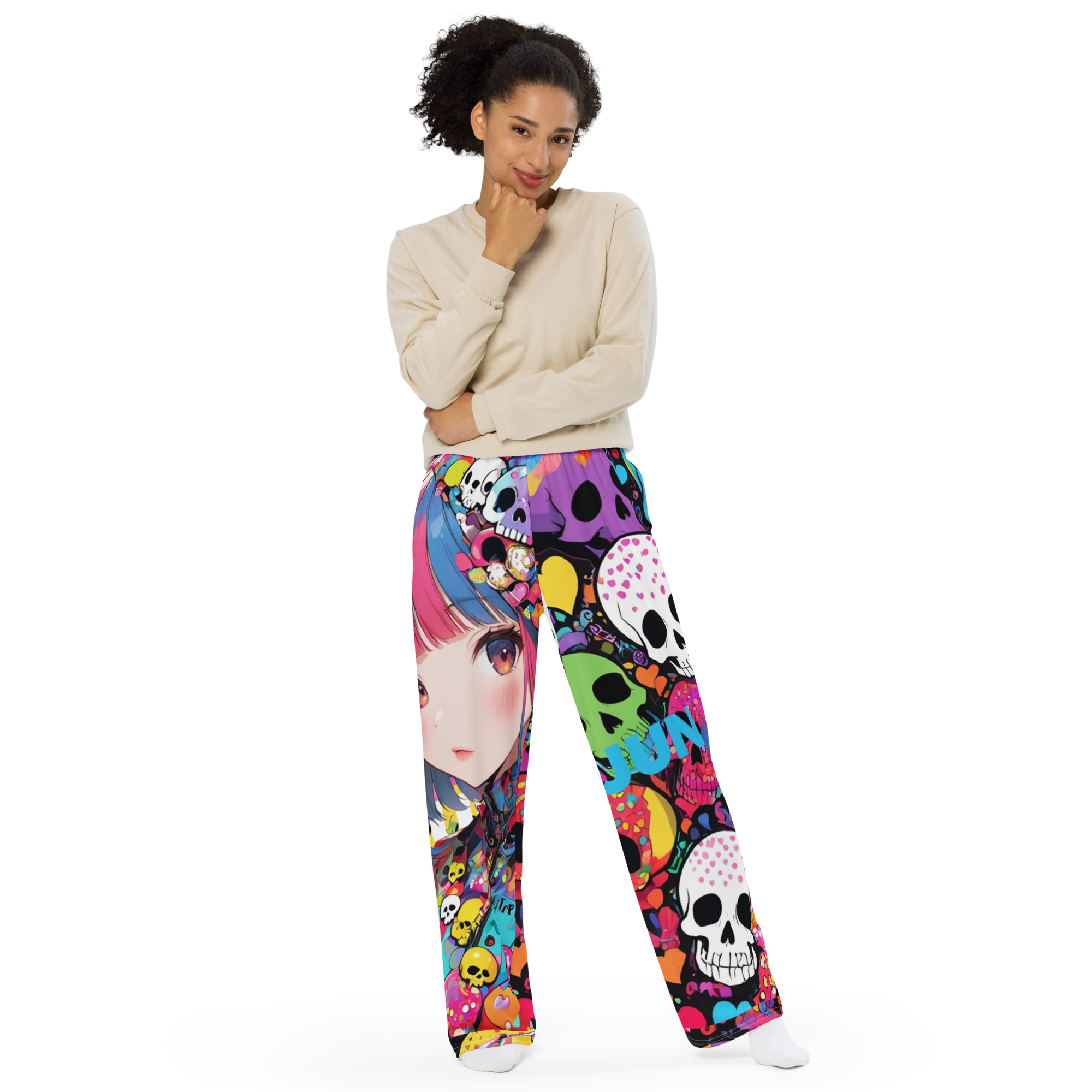ANIME REBEL DREAM 01 Wide-Leg Pants