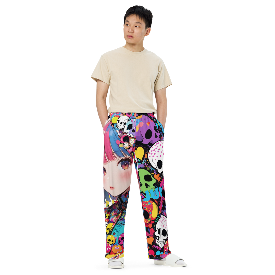 ANIME REBEL DREAM 01 Wide-Leg Pants