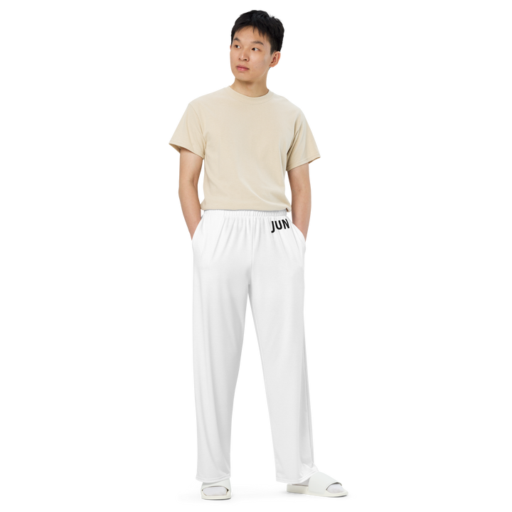 BORN TO DEFY 01 Wide-Leg Pants White