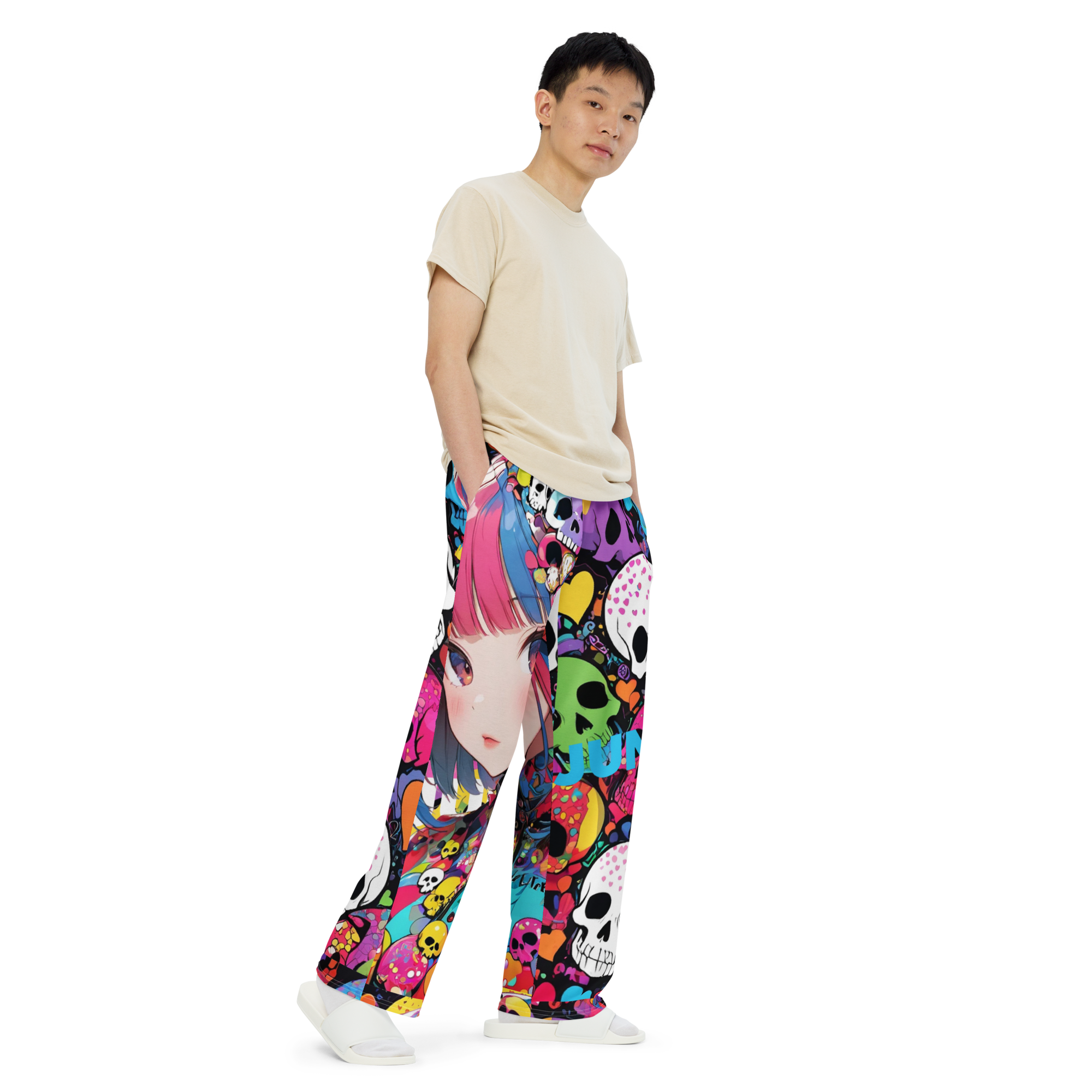 ANIME REBEL DREAM 01 Wide-Leg Pants
