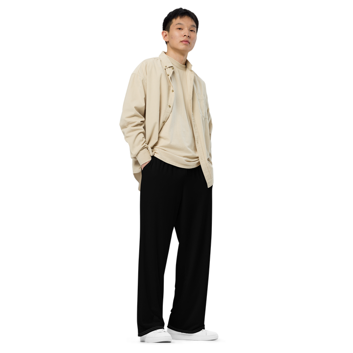 BORN TO DEFY 01 Wide-Leg Pants Black