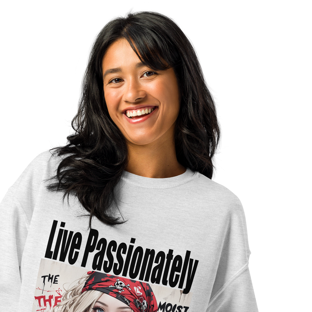 Live Passionately 01 Crew neck sweatshirt 1