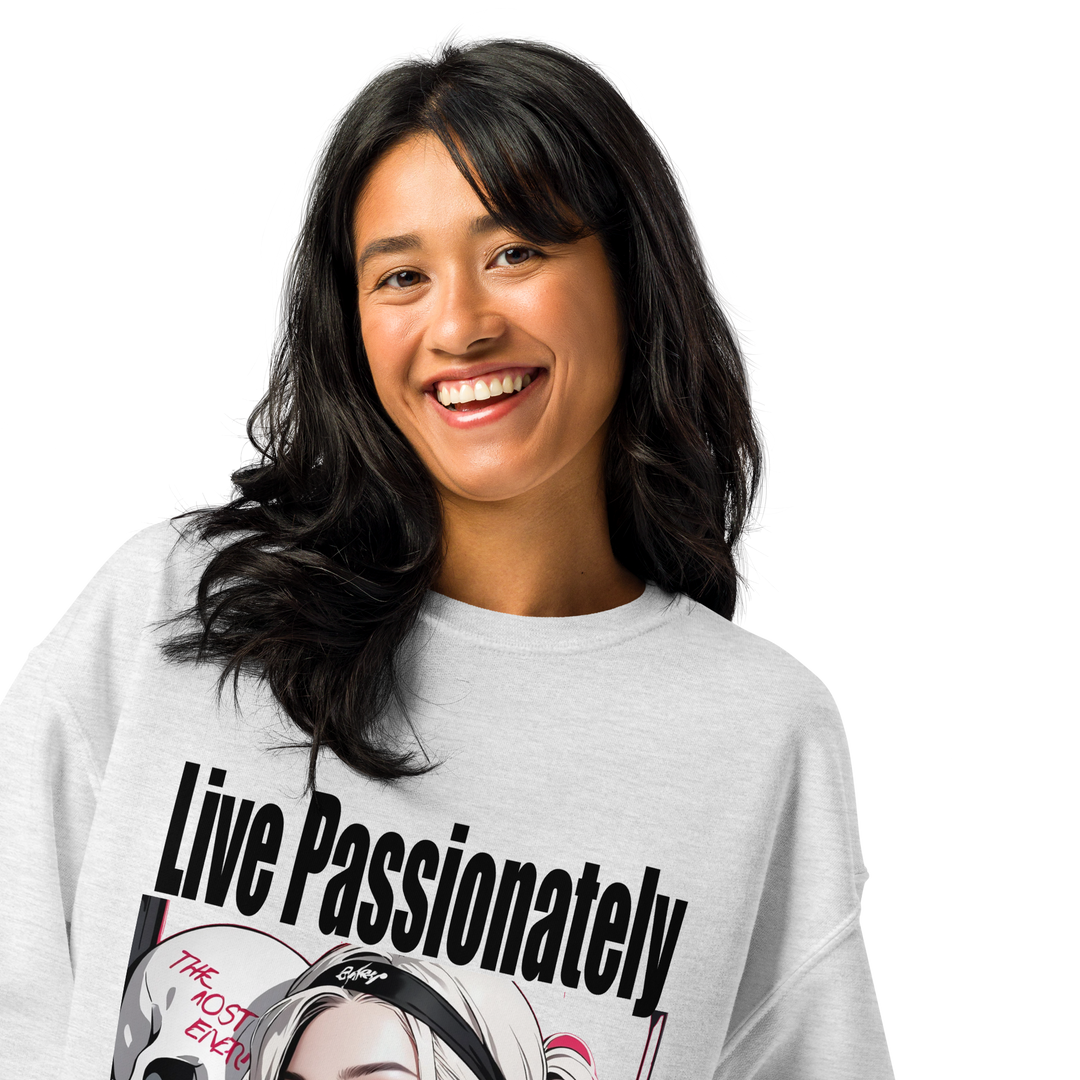 Live Passionately 03 Crew neck sweatshirt 1