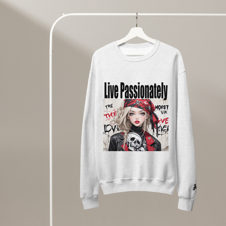 Live Passionately 01 Crew neck sweatshirt 1