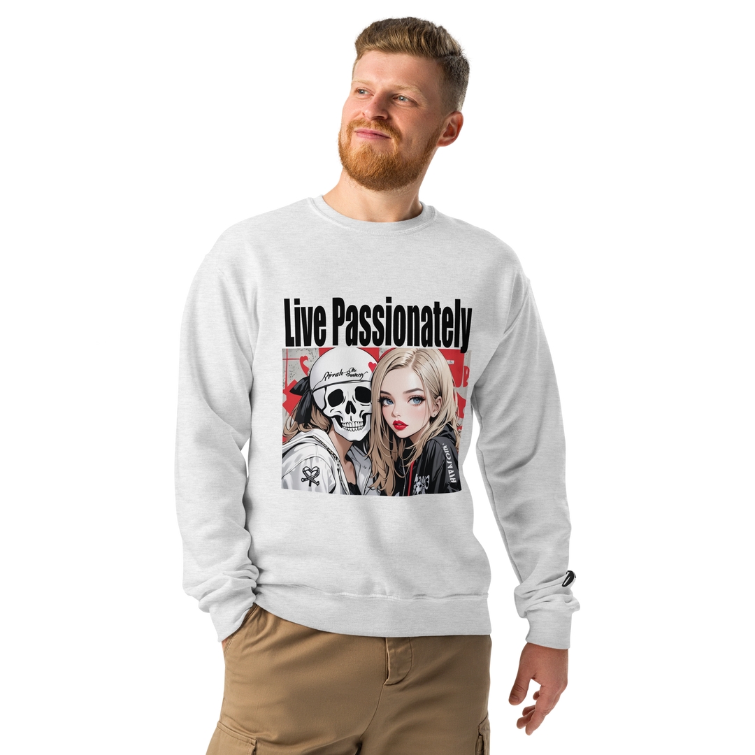 Live Passionately 02 Crew neck sweatshirt 1