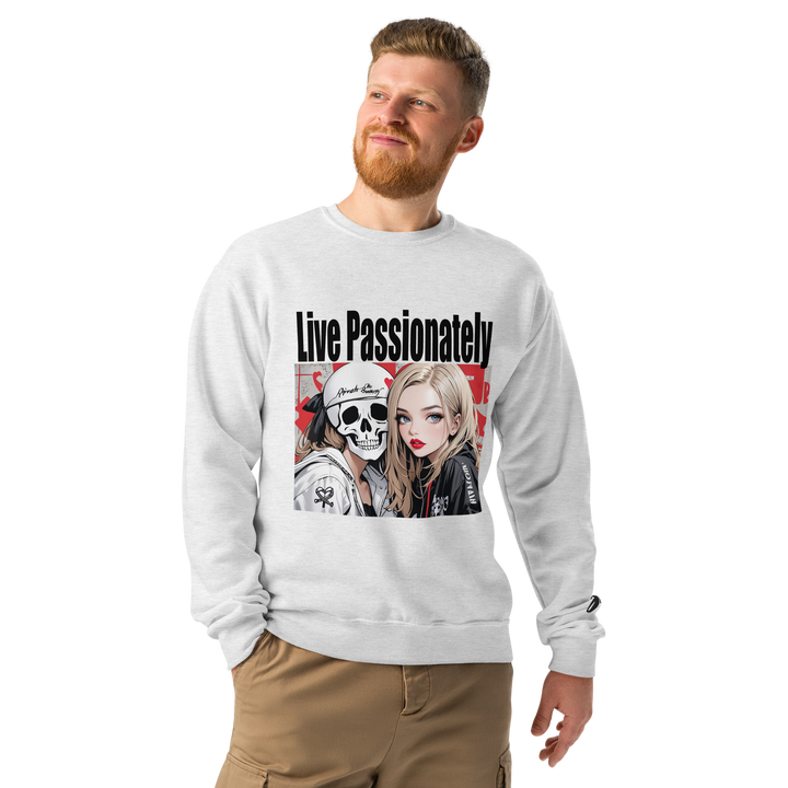 Live Passionately 02 Crew neck sweatshirt 1