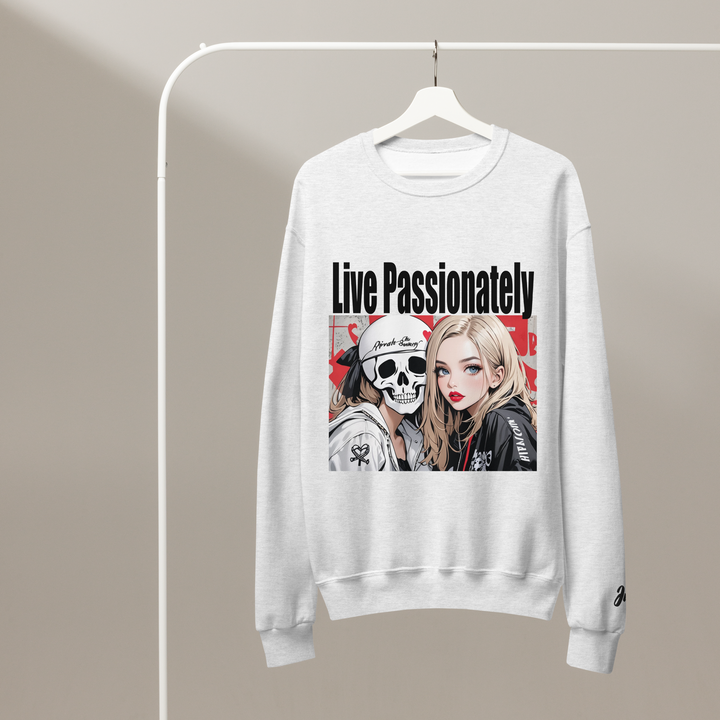 Live Passionately 02 Crew neck sweatshirt 1
