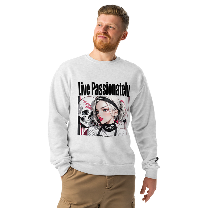 Live Passionately 03 Crew neck sweatshirt 1