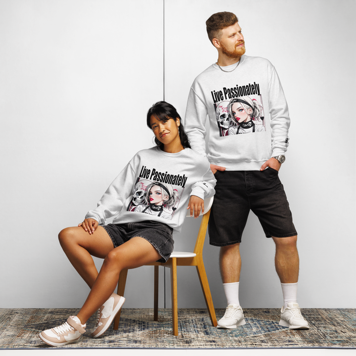Live Passionately 03 Crew neck sweatshirt 1
