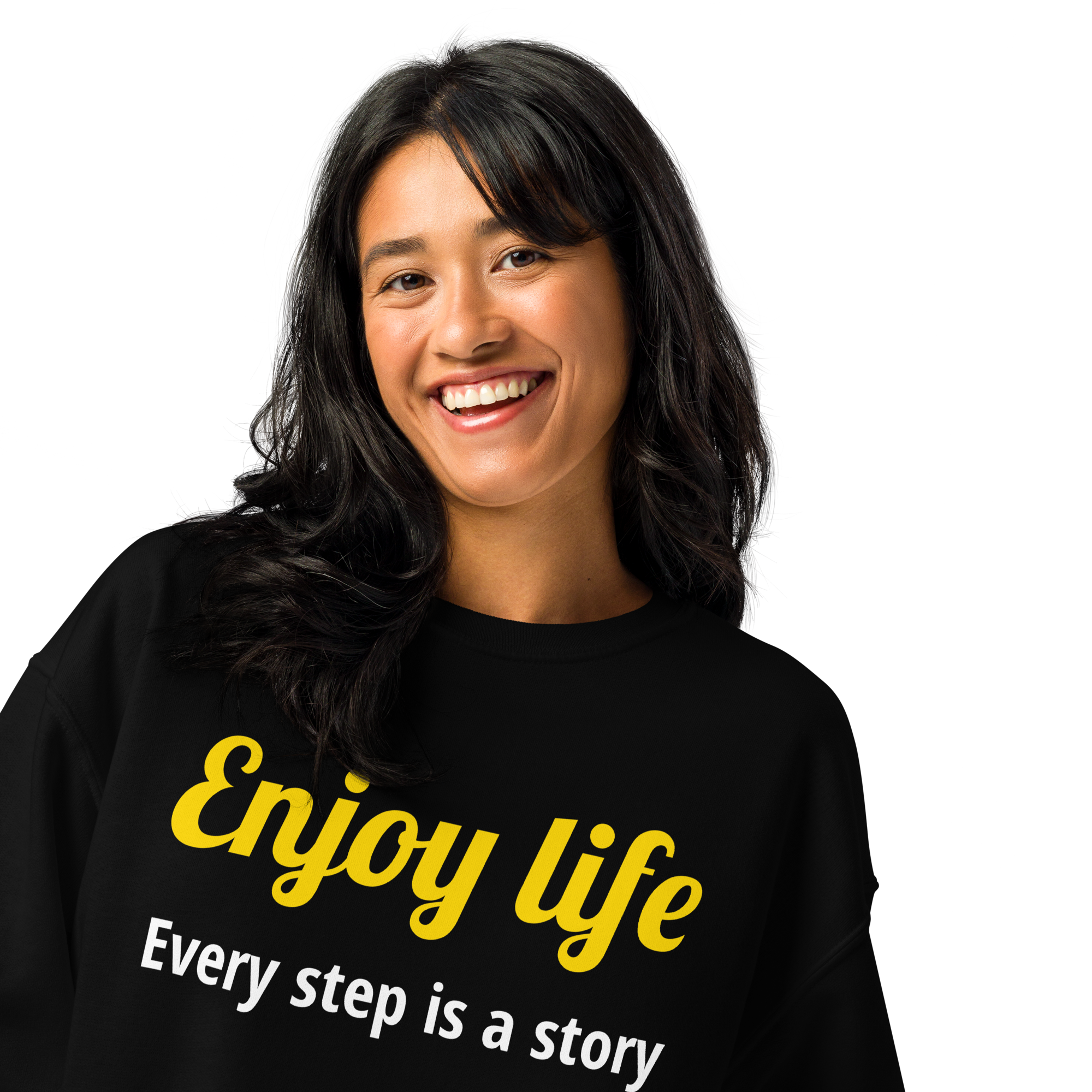 Enjoy Life 11 Crew neck sweatshirt Black