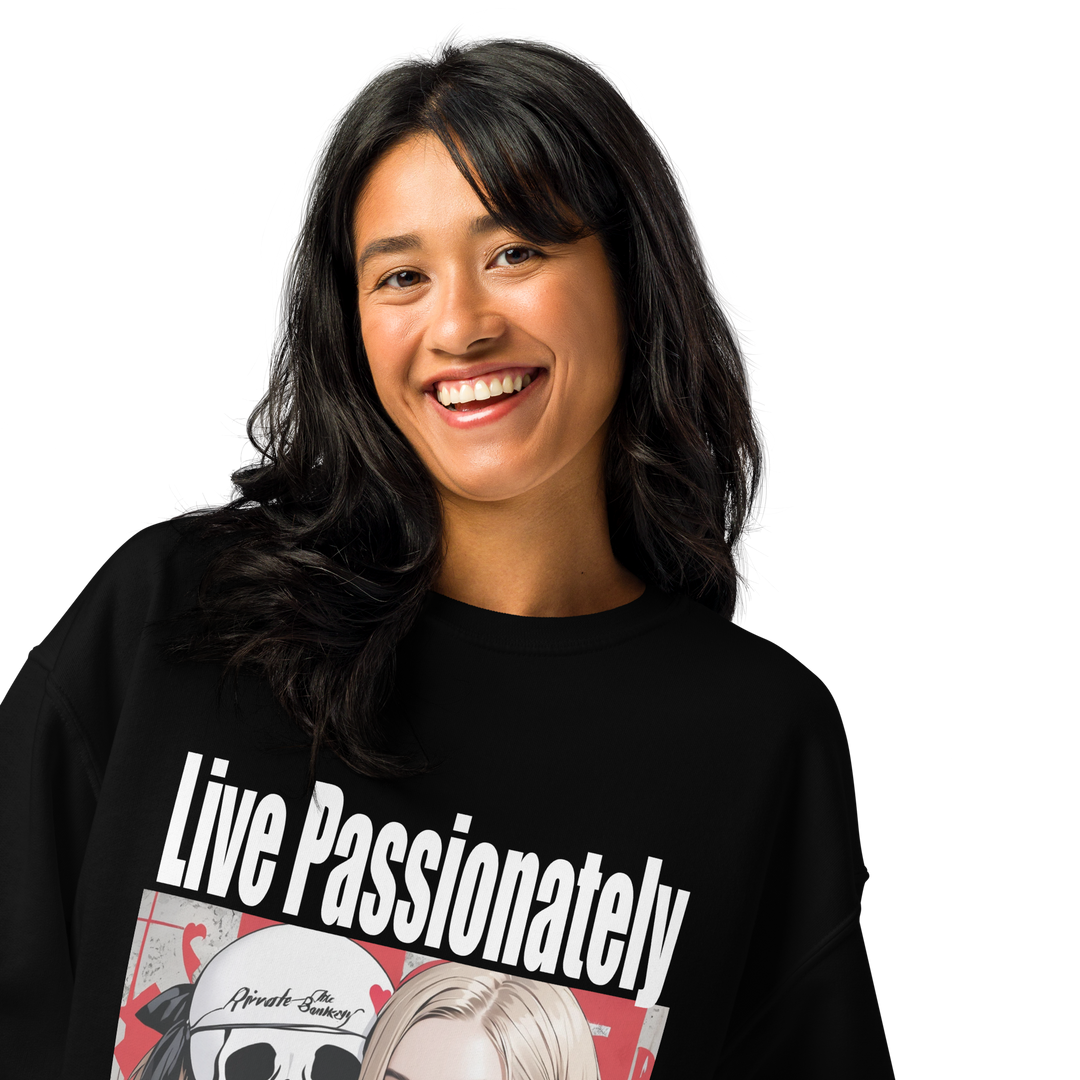 Live Passionately 02 Crew neck sweatshirt 2