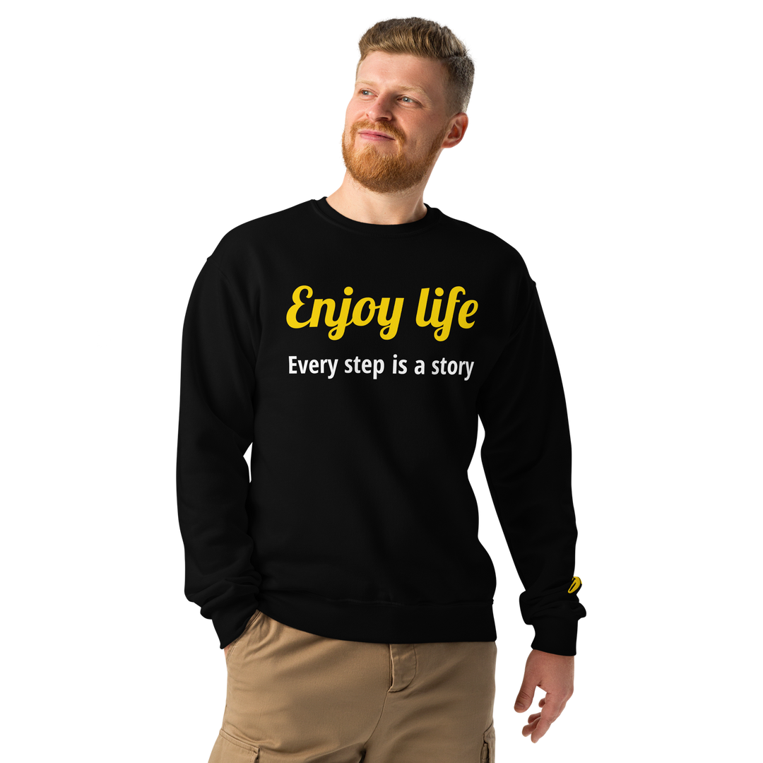 Enjoy Life 11 Crew neck sweatshirt Black
