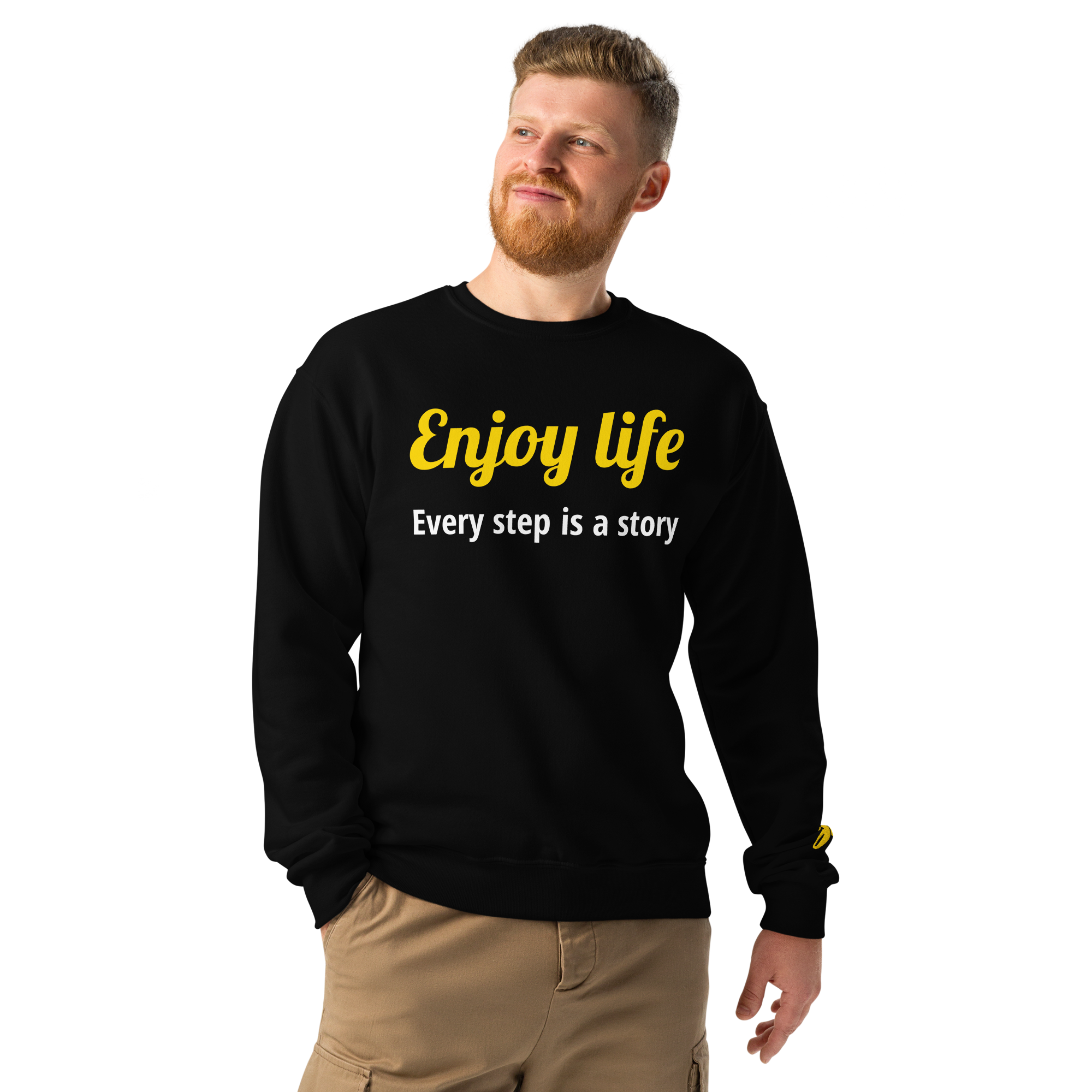 Enjoy Life 11 Crew neck sweatshirt Black