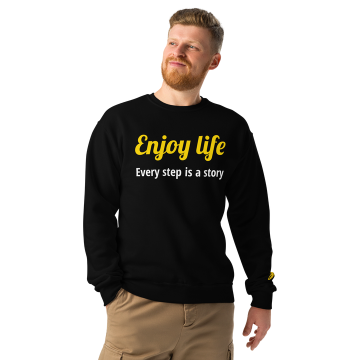 Enjoy Life 11 Crew neck sweatshirt Black