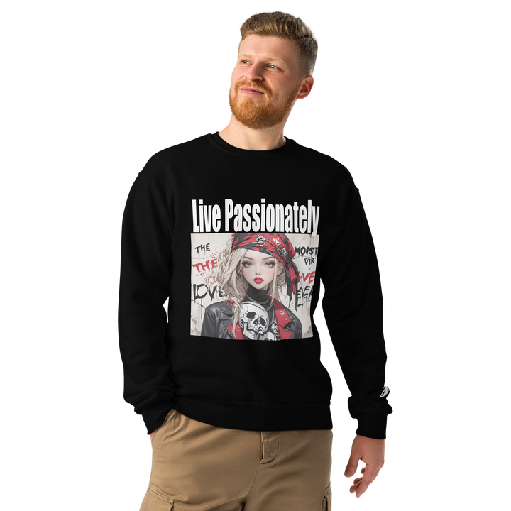 Live Passionately 01 Crew neck sweatshirt 2