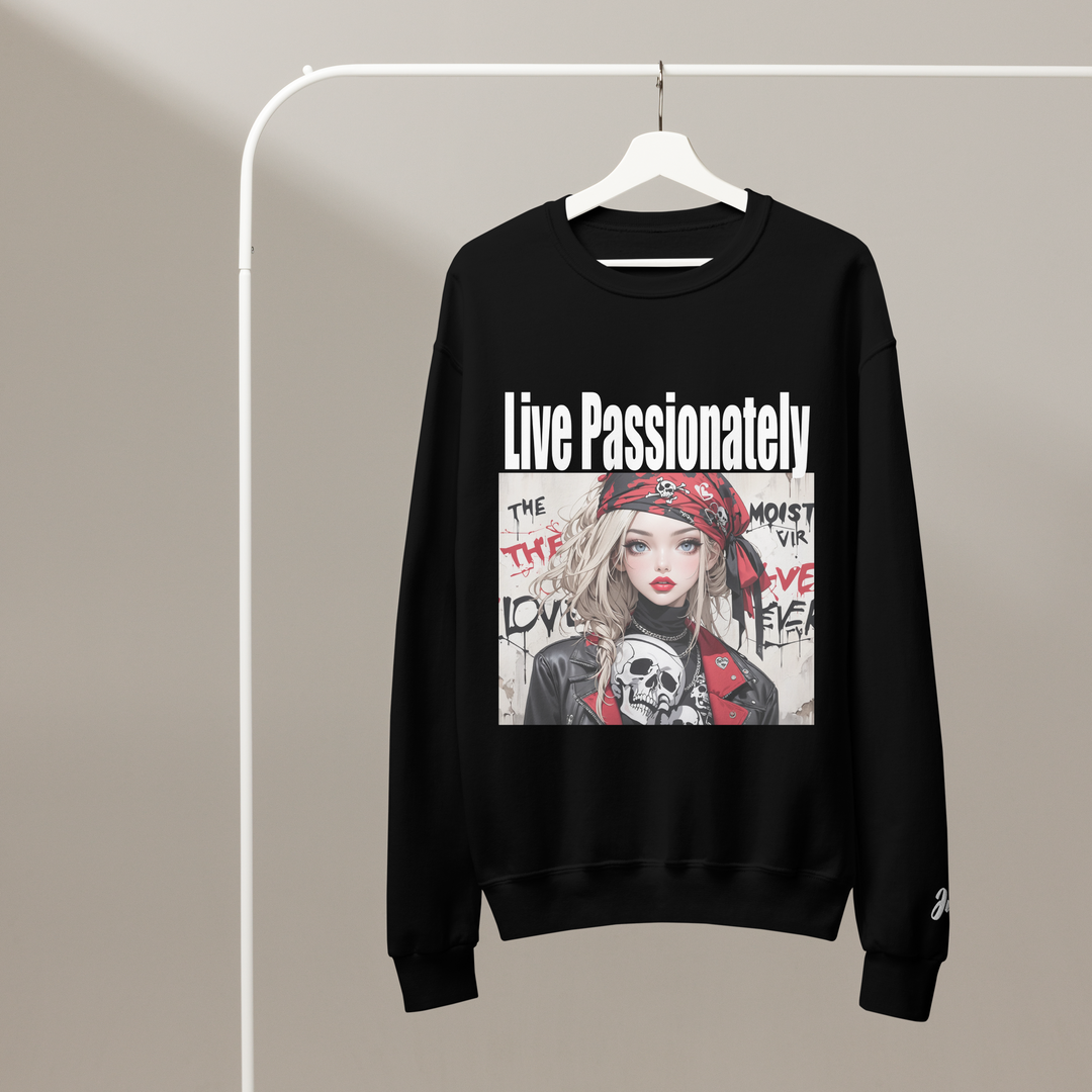 Live Passionately 01 Crew neck sweatshirt 2