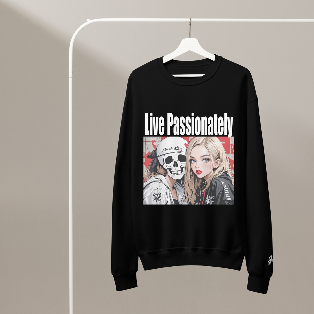 Live Passionately 02 Crew neck sweatshirt 2