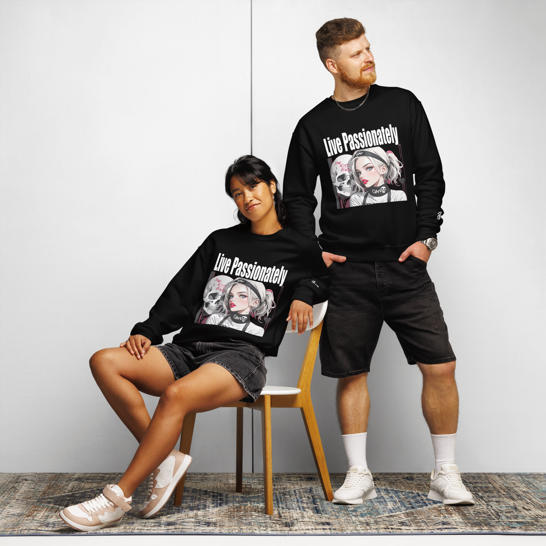 Live Passionately 03 Crew neck sweatshirt 2