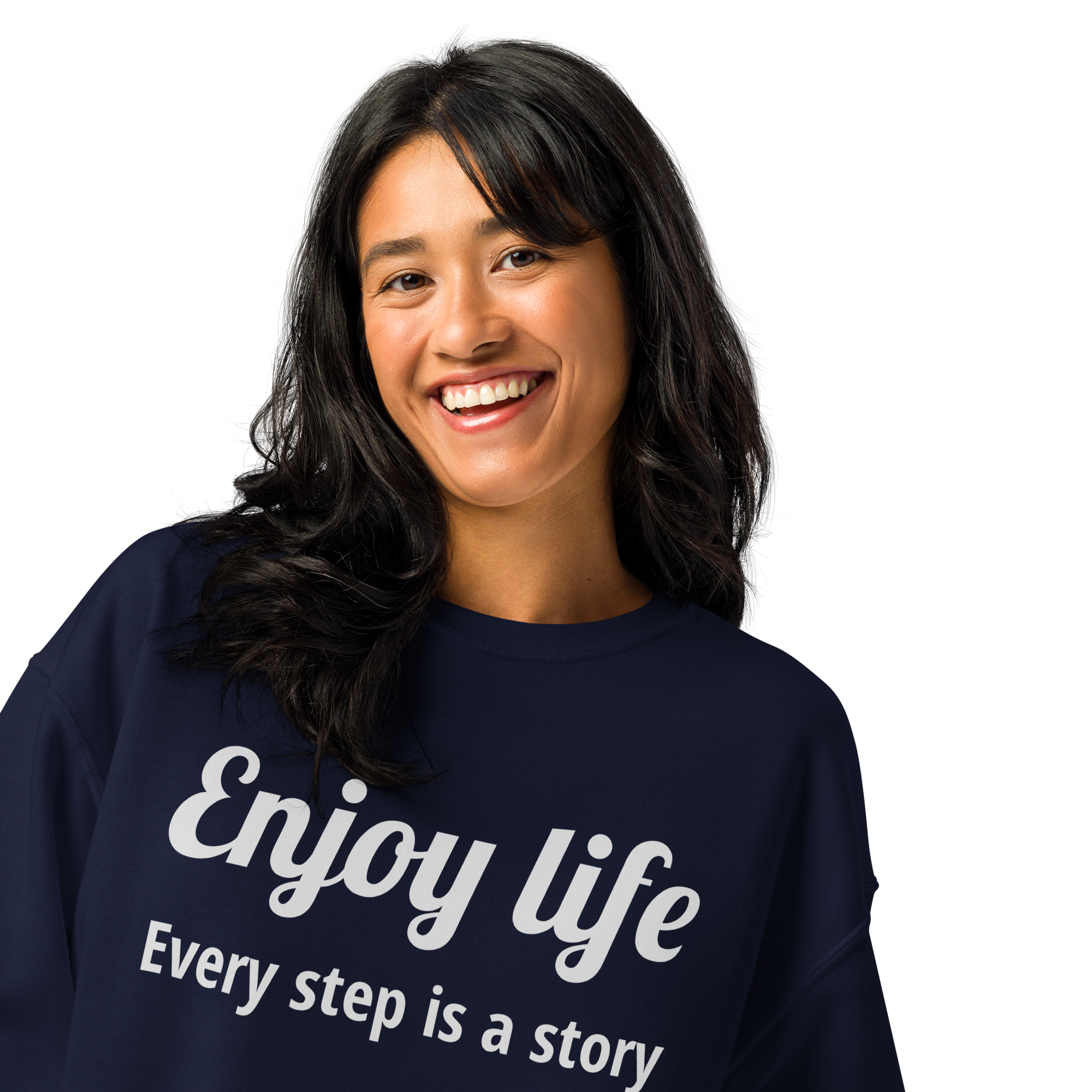 Enjoy Life 11 Crew neck sweatshirt Navy