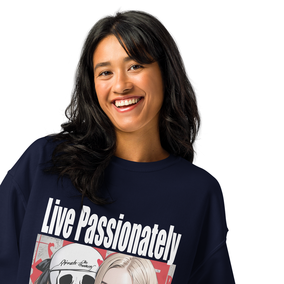 Live Passionately 02 Crew neck sweatshirt 2