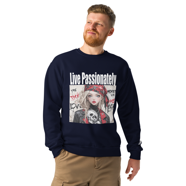 Live Passionately 01 Crew neck sweatshirt 2