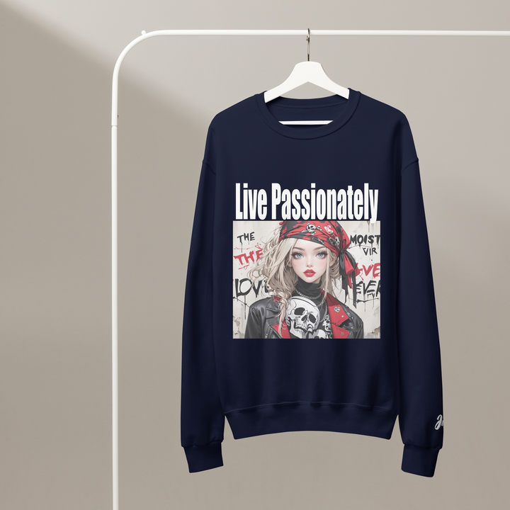 Live Passionately 01 Crew neck sweatshirt 2