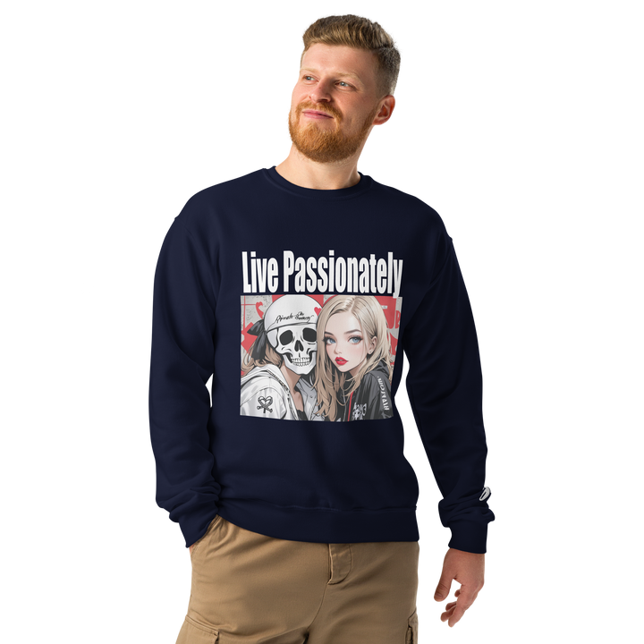 Live Passionately 02 Crew neck sweatshirt 2