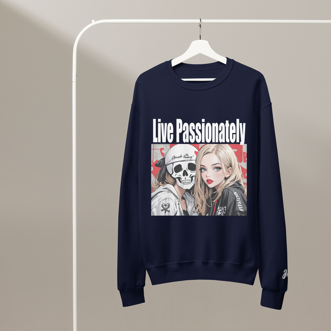 Live Passionately 02 Crew neck sweatshirt 2
