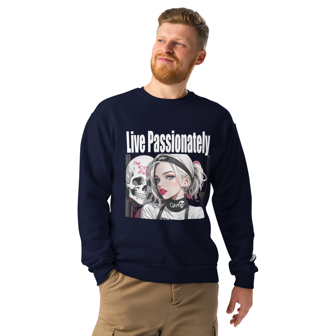 Live Passionately 03 Crew neck sweatshirt 2