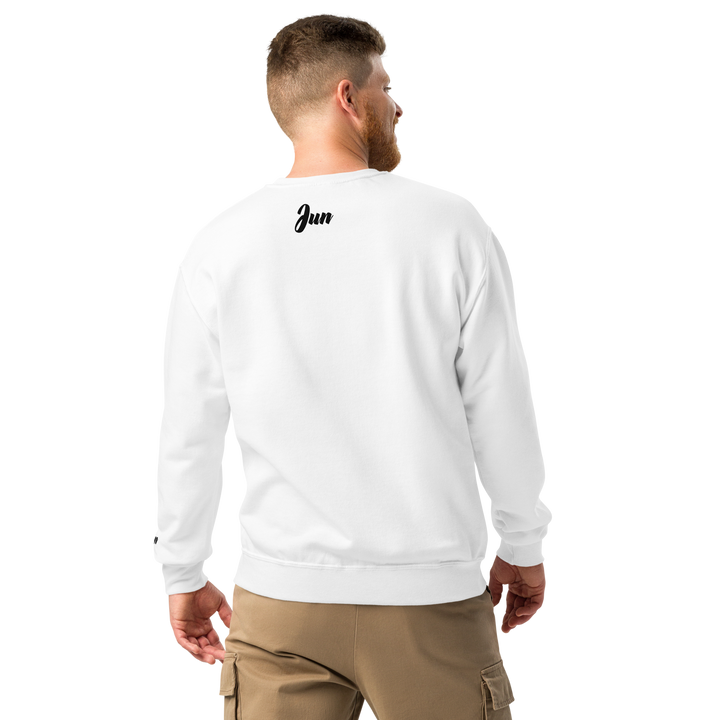 Jun 01 Crew neck sweatshirt White Grey