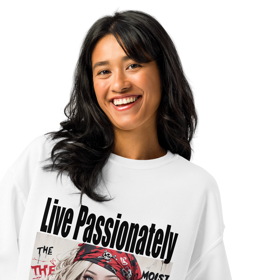 Live Passionately 01 Crew neck sweatshirt 1
