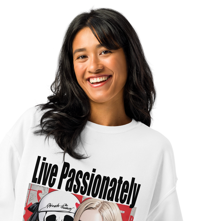 Live Passionately 02 Crew neck sweatshirt 1
