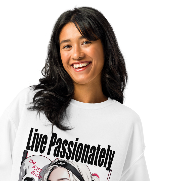 Live Passionately 03 Crew neck sweatshirt 1