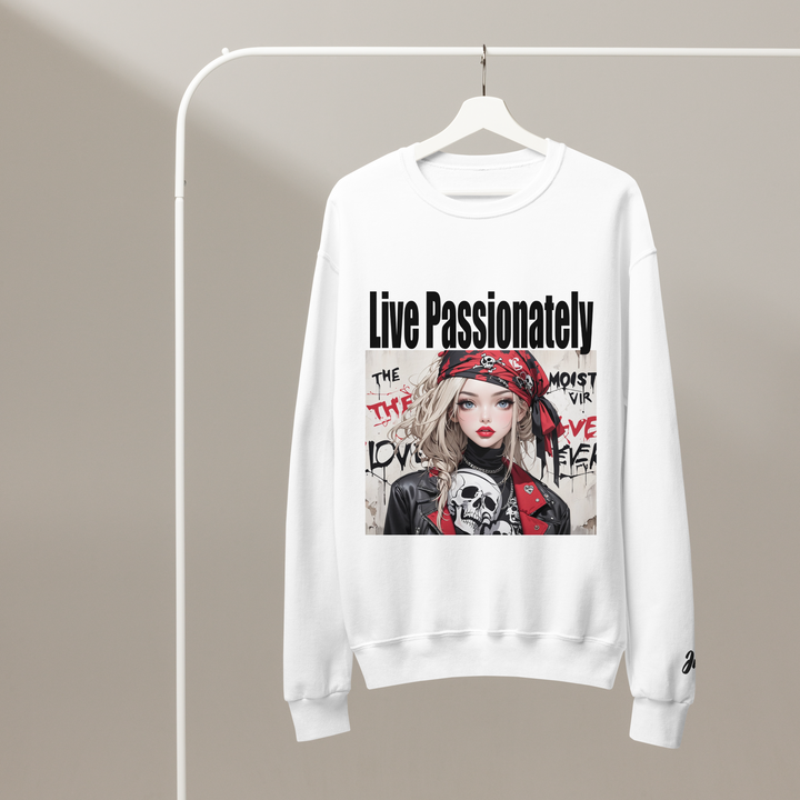 Live Passionately 01 Crew neck sweatshirt 1