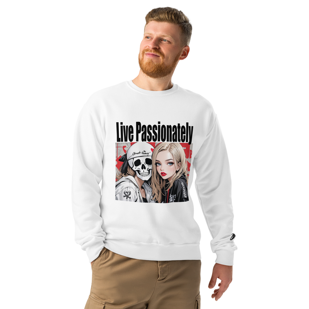 Live Passionately 02 Crew neck sweatshirt 1