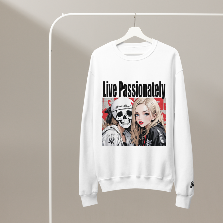 Live Passionately 02 Crew neck sweatshirt 1
