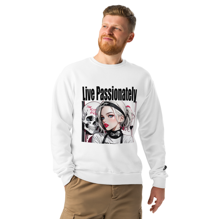 Live Passionately 03 Crew neck sweatshirt 1