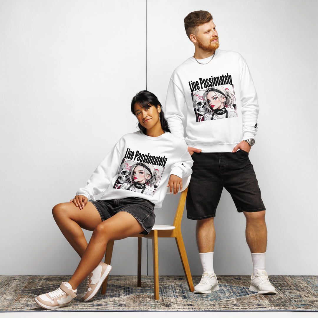Live Passionately 03 Crew neck sweatshirt 1