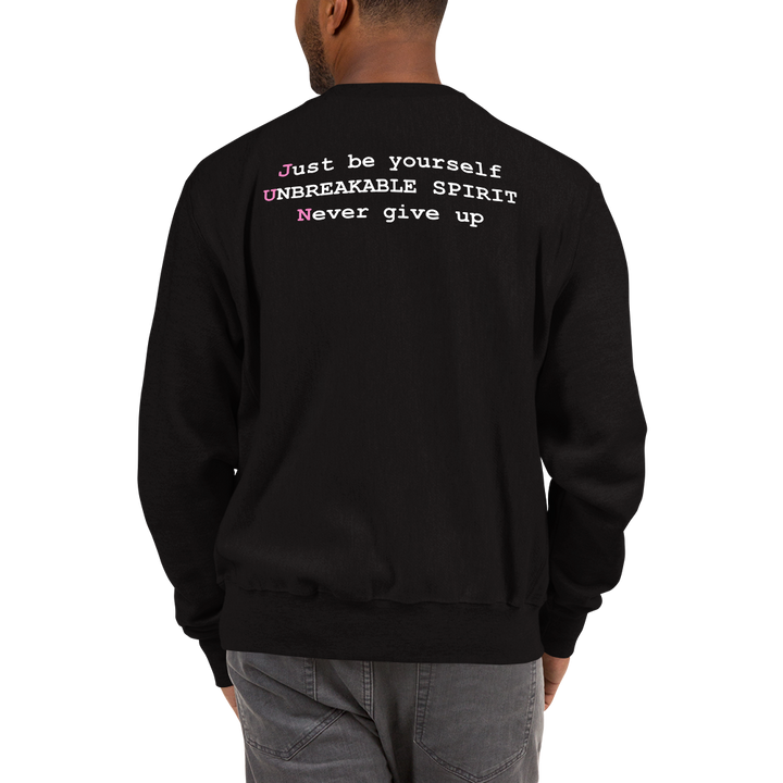 UNBREAKABLE SPIRIT 02 – Heart Skull Message Champion® Sweatshirt