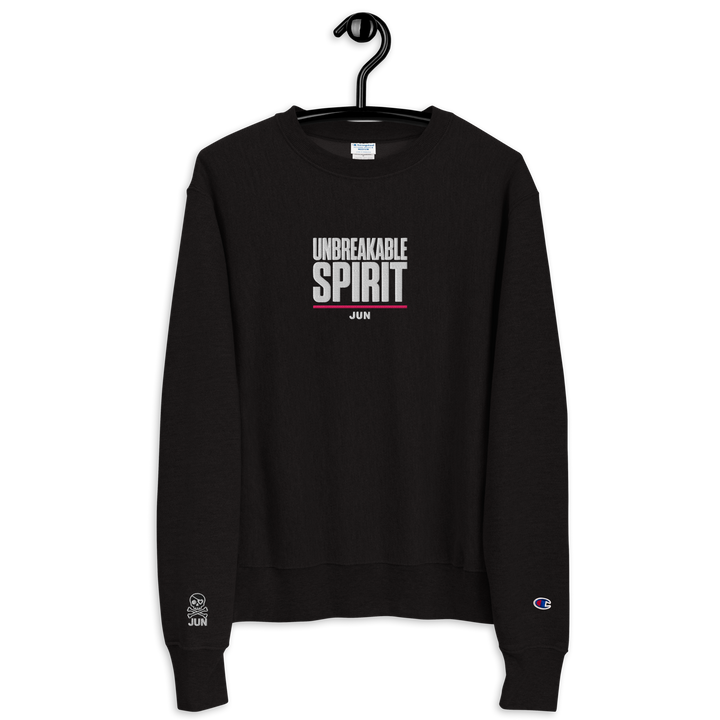 UNBREAKABLE SPIRIT 01 メンズ Champion® スウェット（ブラック）