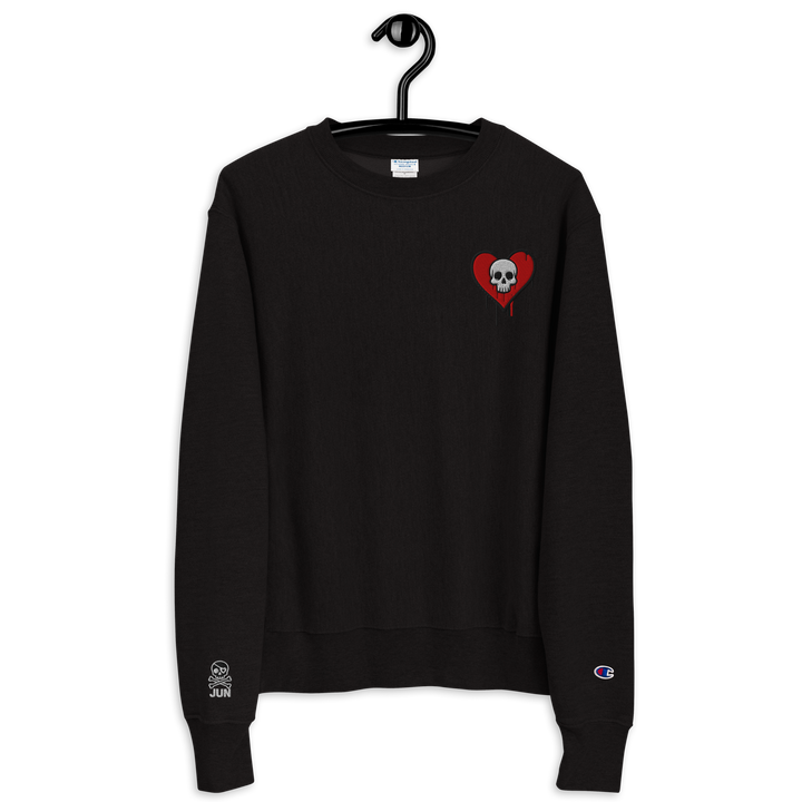 UNBREAKABLE SPIRIT 02 – Heart Skull Message Champion® Sweatshirt
