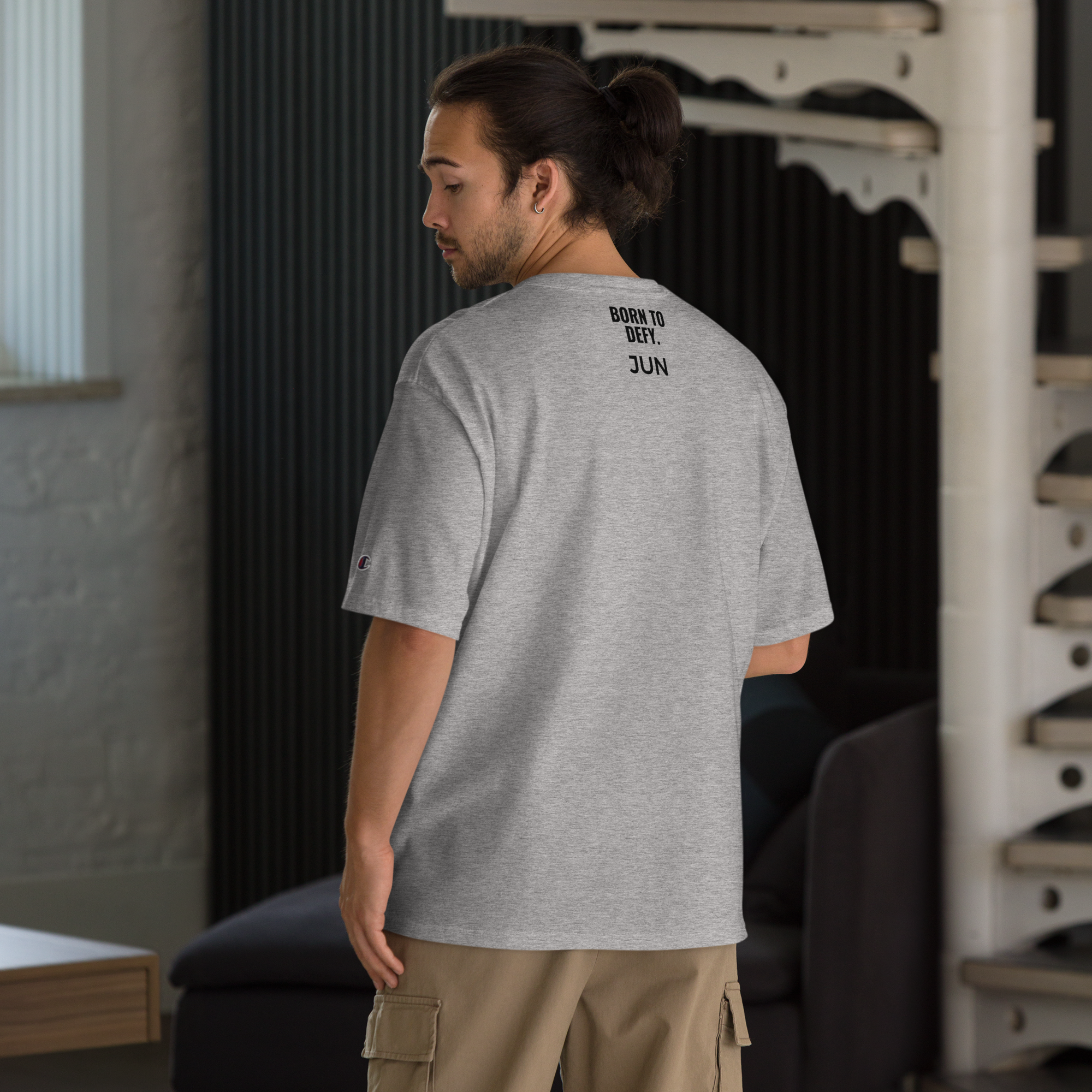 RISE ABOVE 01 Men's Champion T-Shirt 1