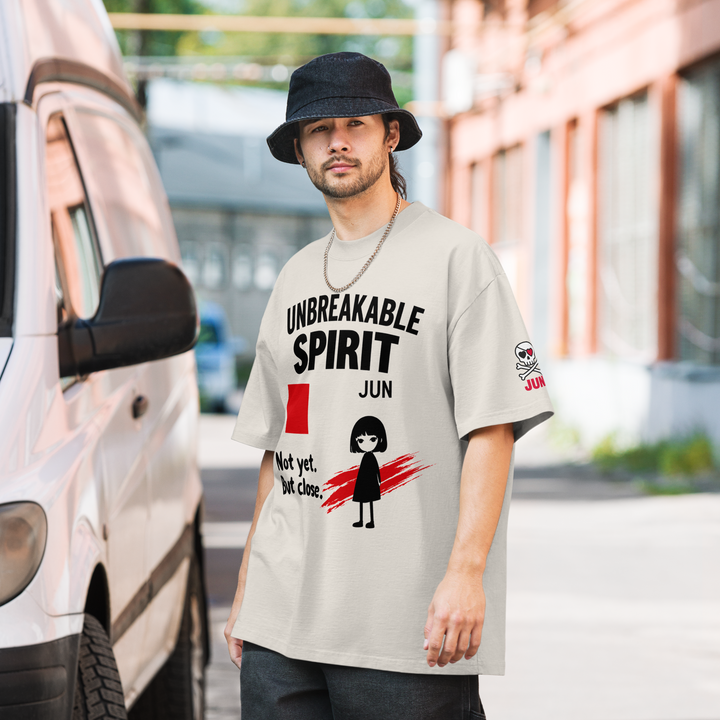 UNBREAKABLE SPIRIT 02 – Still On The Way オーバーサイズフェードTシャツ